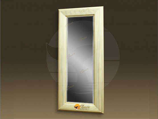 Зеркало с широким обрамлением Карамель/Патина золото (2) 